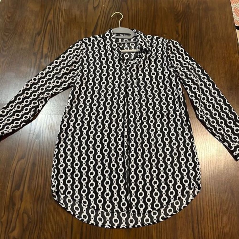 Zara Womens Button‎ up Blouse
